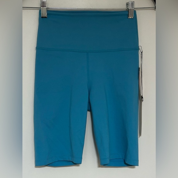 Carbon38 Pants - Carbon38 Teal Blue 8” Athletic Bike Shorts Size Small NWT